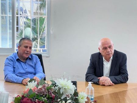 فريج بلقائه مع بدير : سأعمل على تسريع بناء استاد رياضي